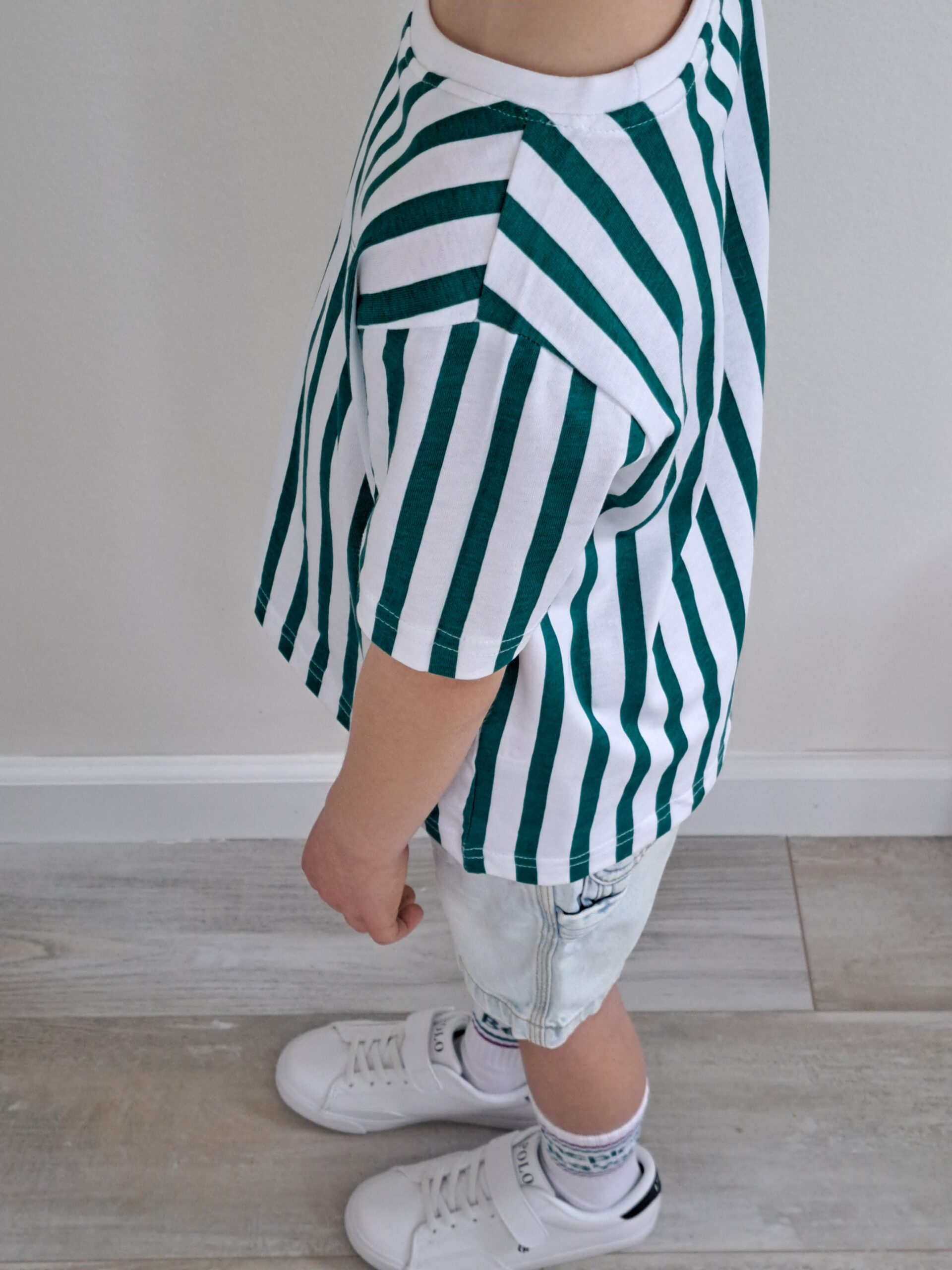 iBY Stripes groen t-shirt jongens