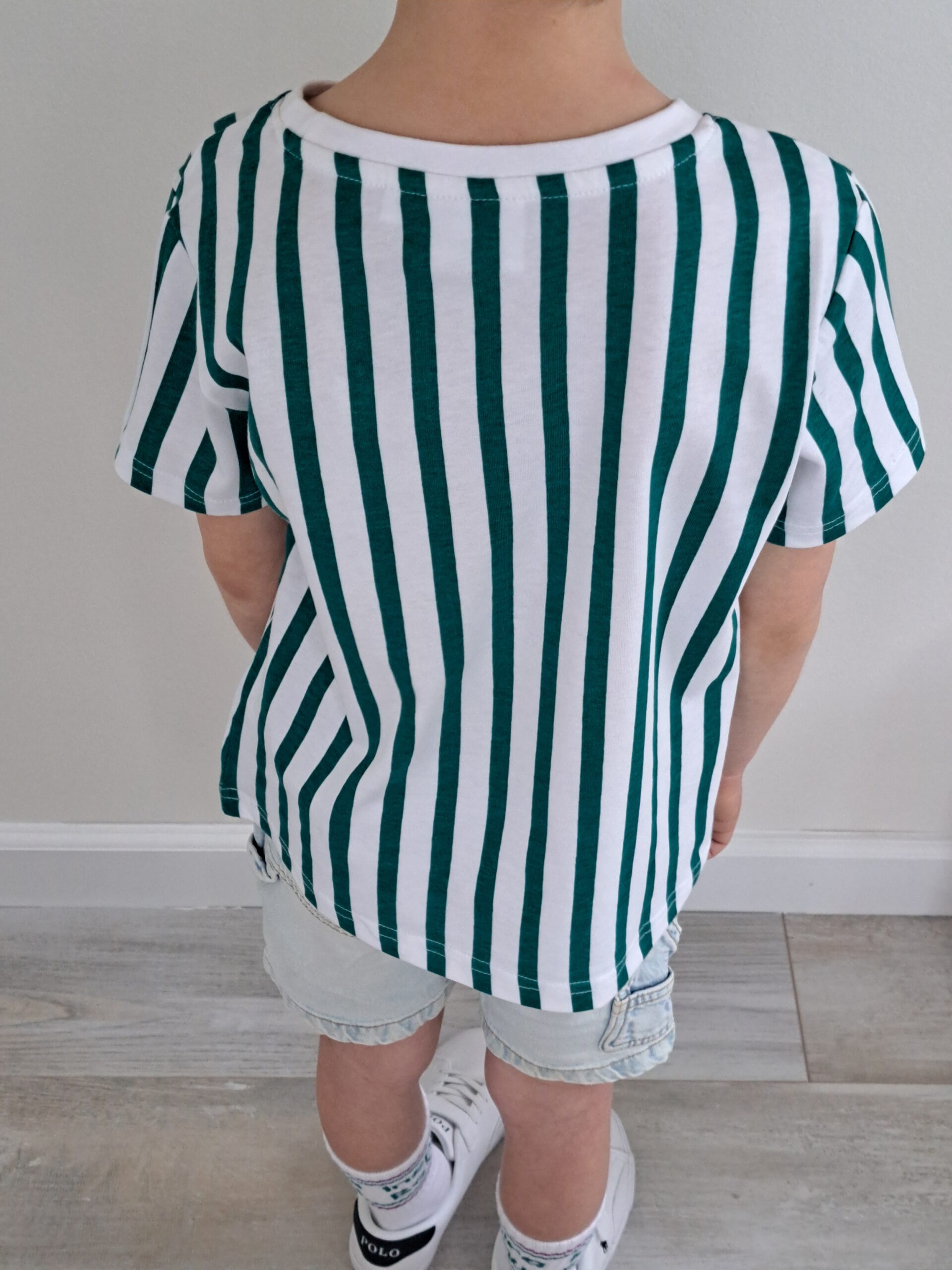 iBY Stripes groen t-shirt jongens