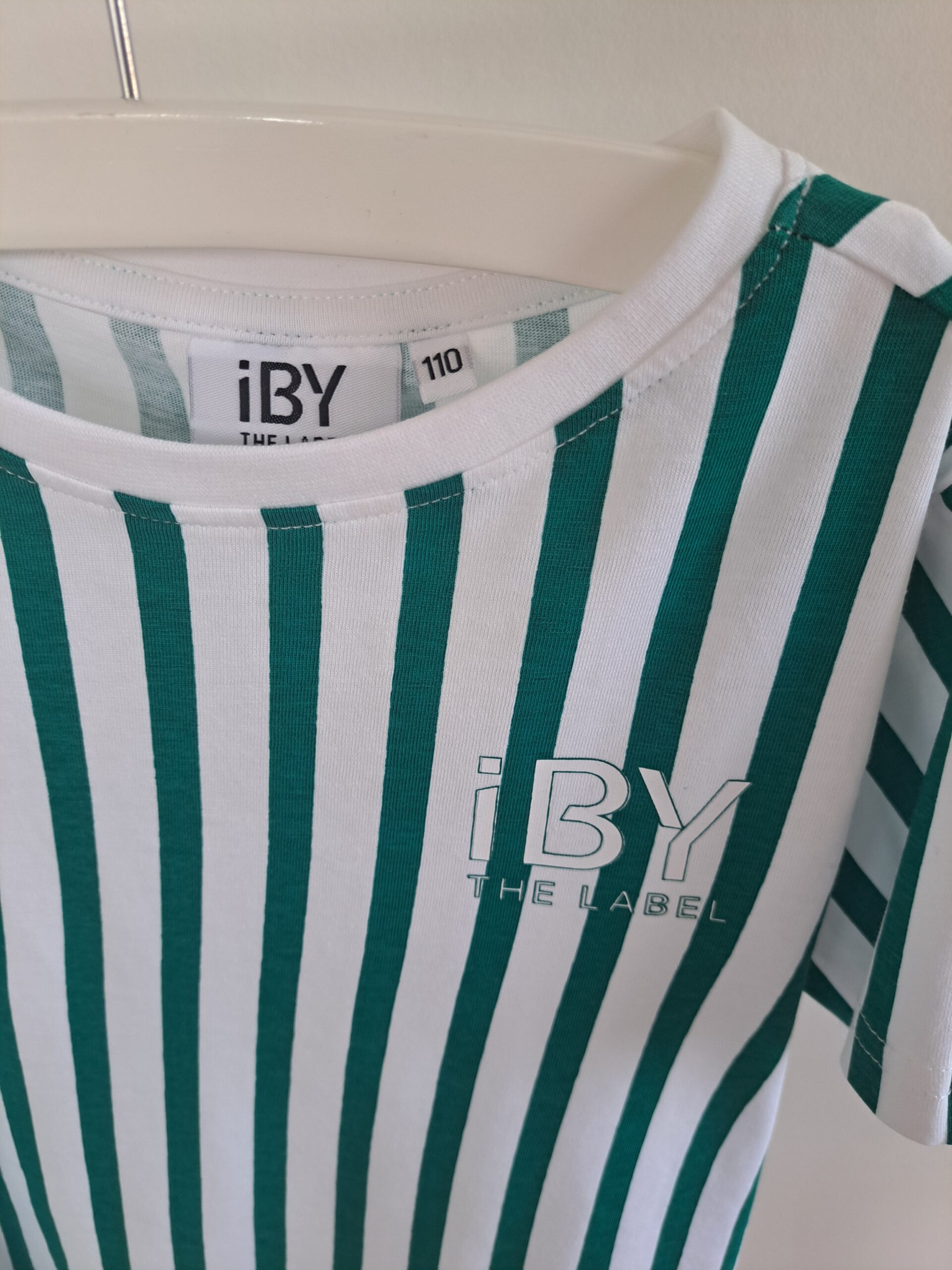 iBY Stripes groen t-shirt jongens