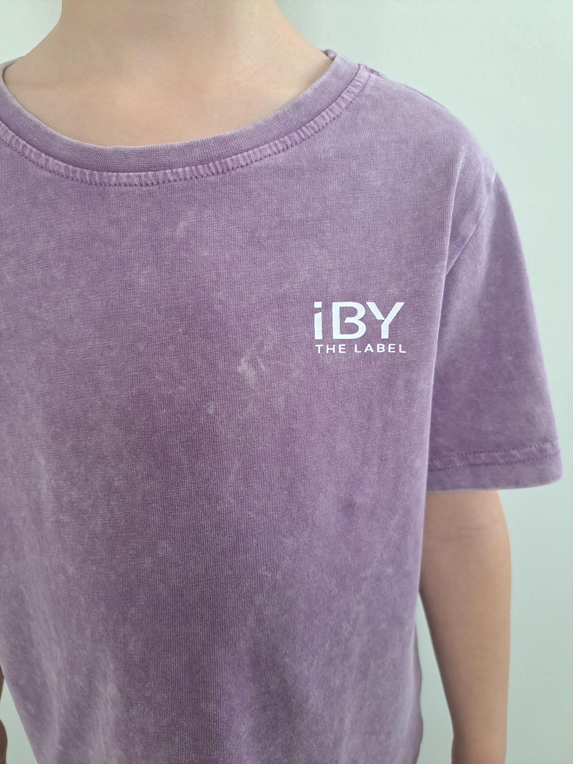 iBY washed paars jongens t-shirt