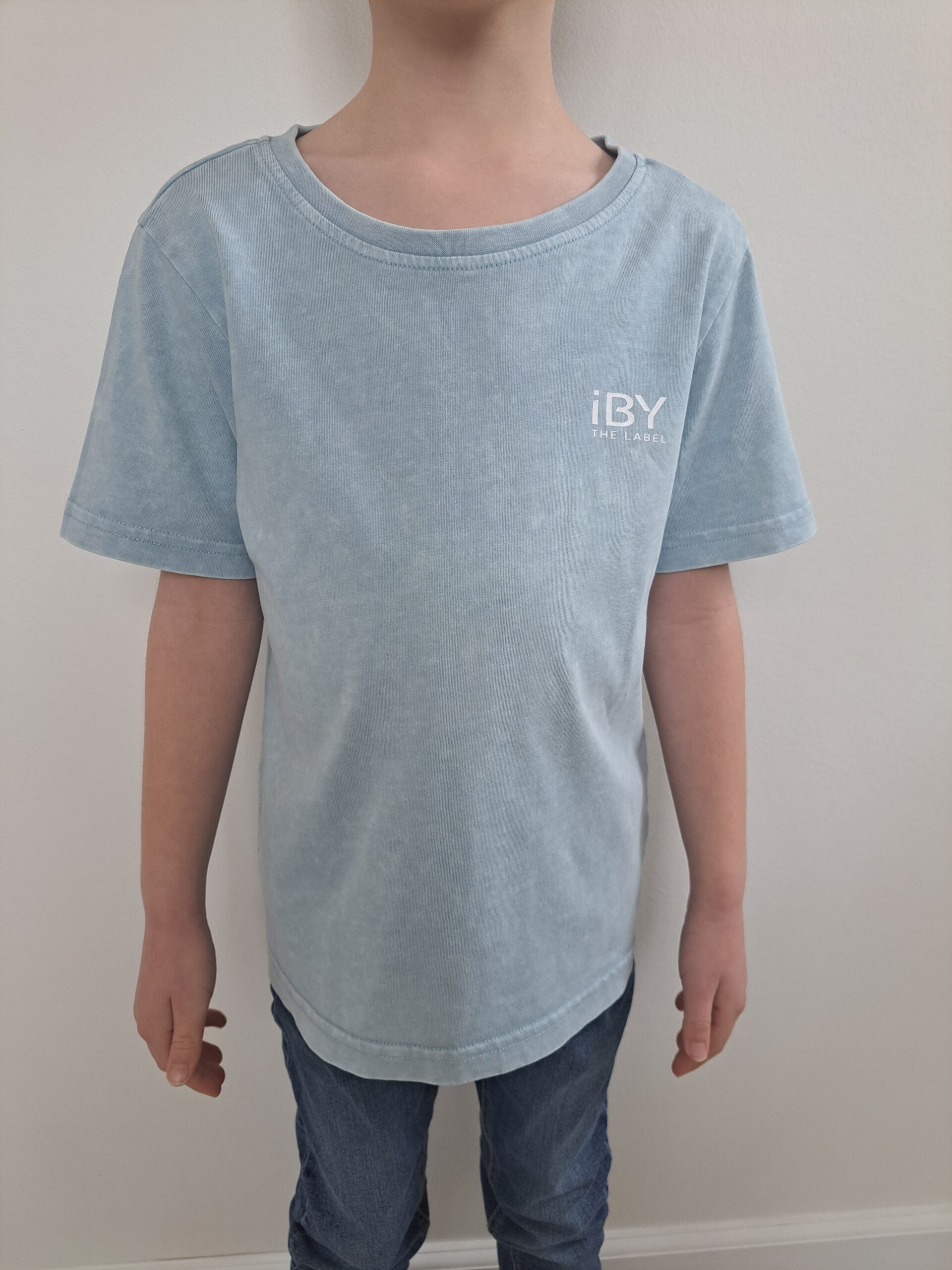 iBY washed blauw jongens t-shirt