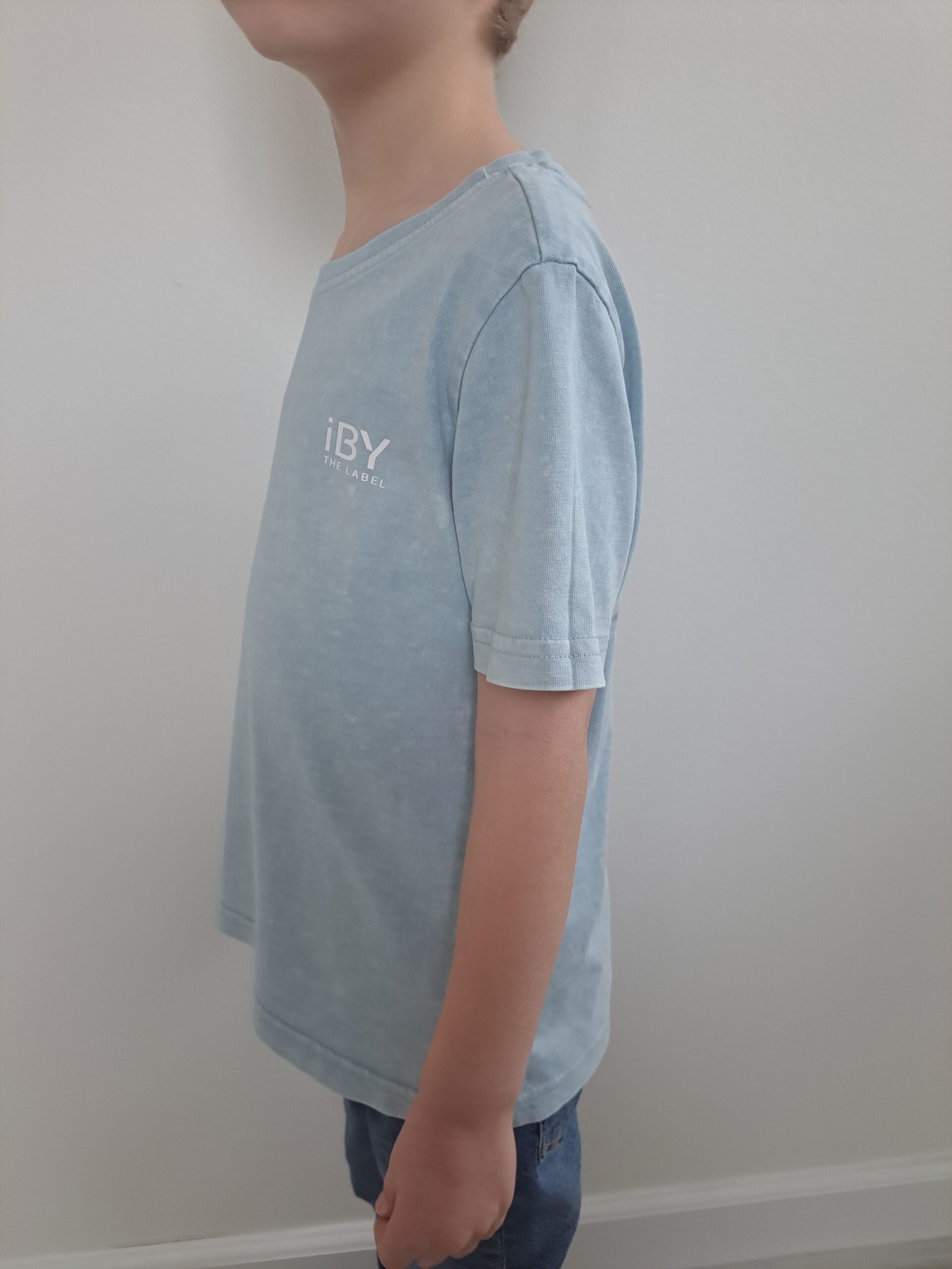 iBY washed blauw jongens t-shirt